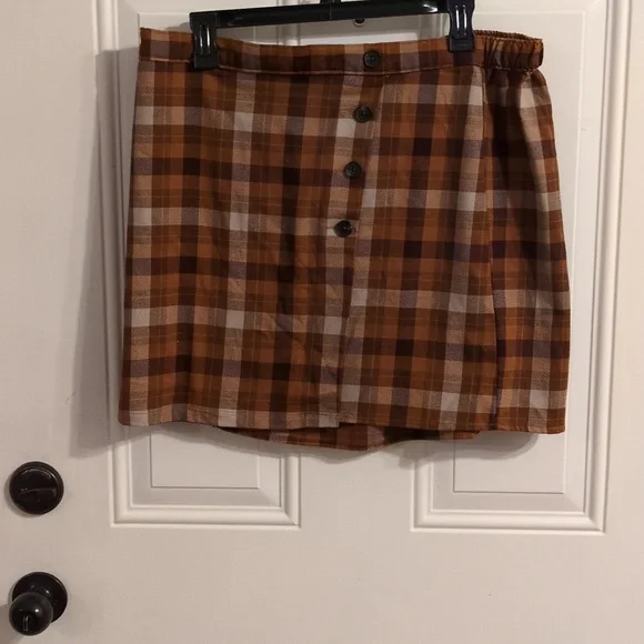 so full girls size 17 plaid mini - Picture 1 of 13